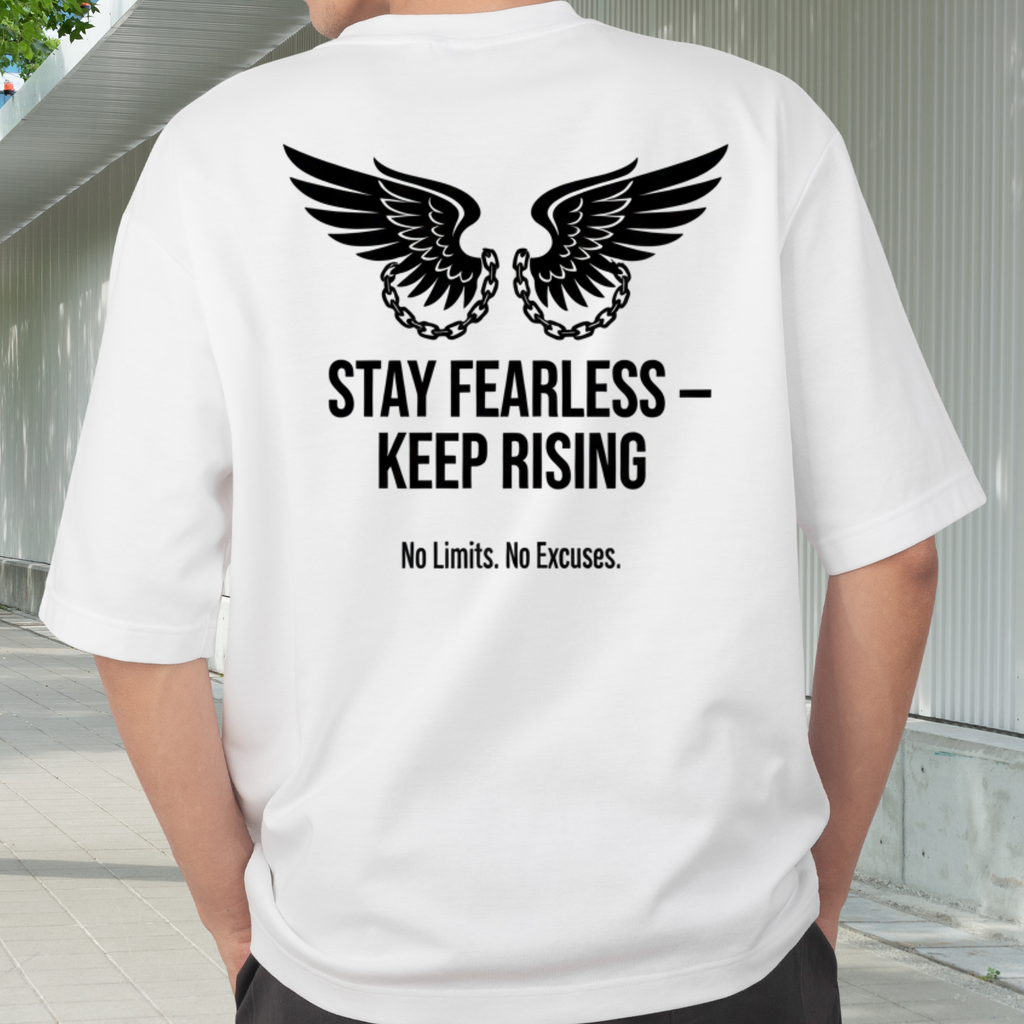 Premium Cyber-Energy T-Shirt | 'FIGHT FOR YOUR VISION' | Luxury Streetwear T-shirt